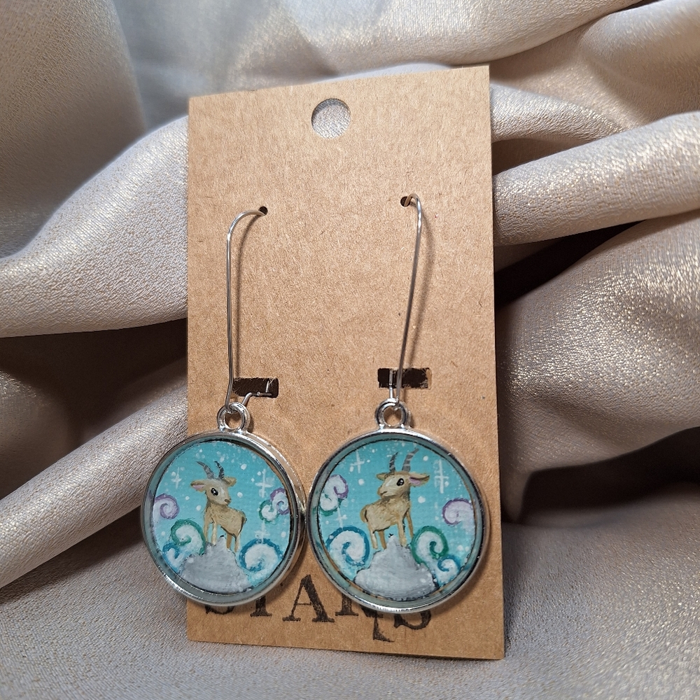 Hand painted earrings